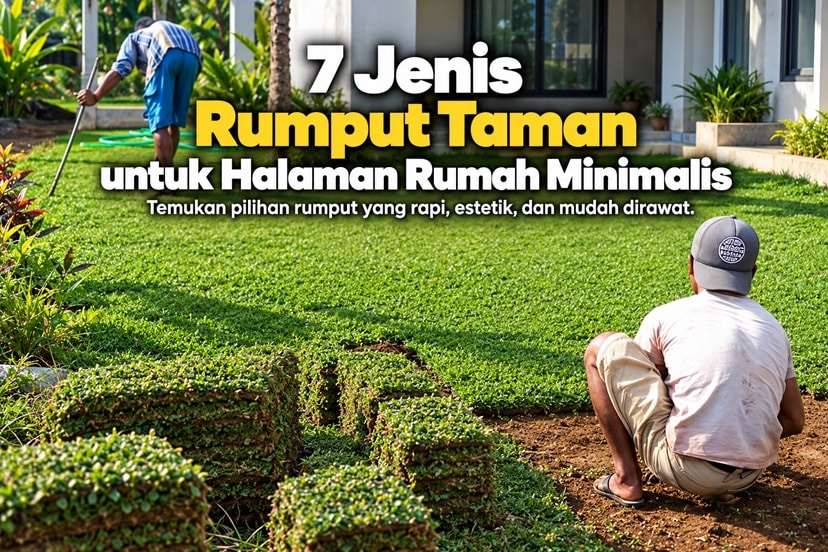 7 Jenis Rumput Taman Untuk Rumah Minimalis