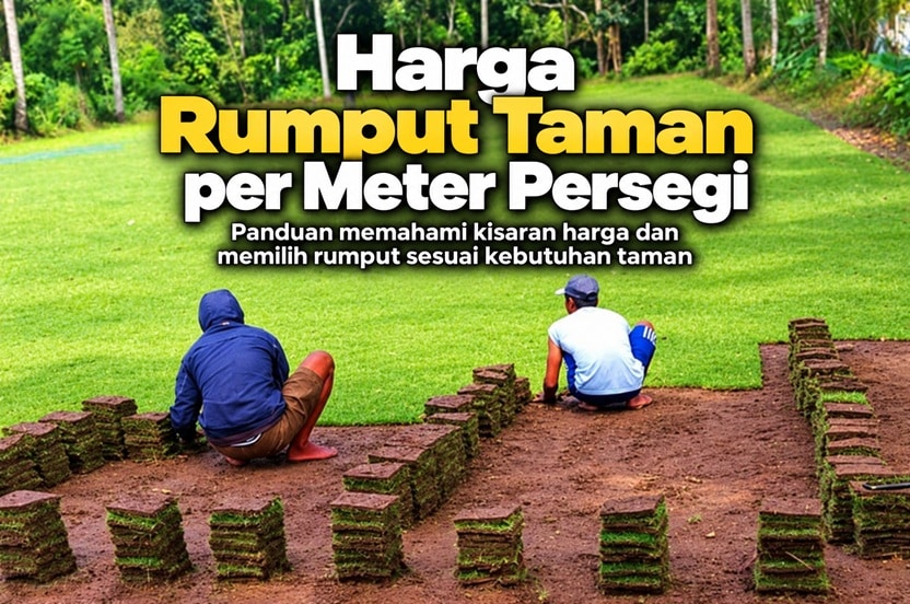 Harga Rumput Taman per Meter Persegi