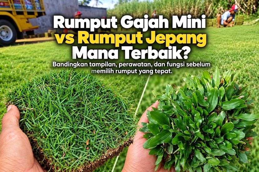 Rumput Gajah Mini vs Rumput Jepang: Mana Terbaik?